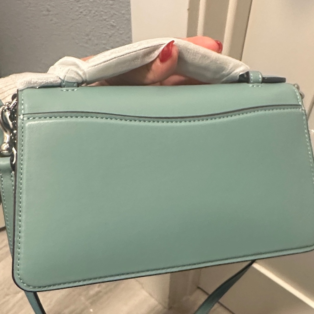Coach GLV Juno Aquamarine Crossbody/Shoulder/Top Handle Bag - Picture 12 of 14